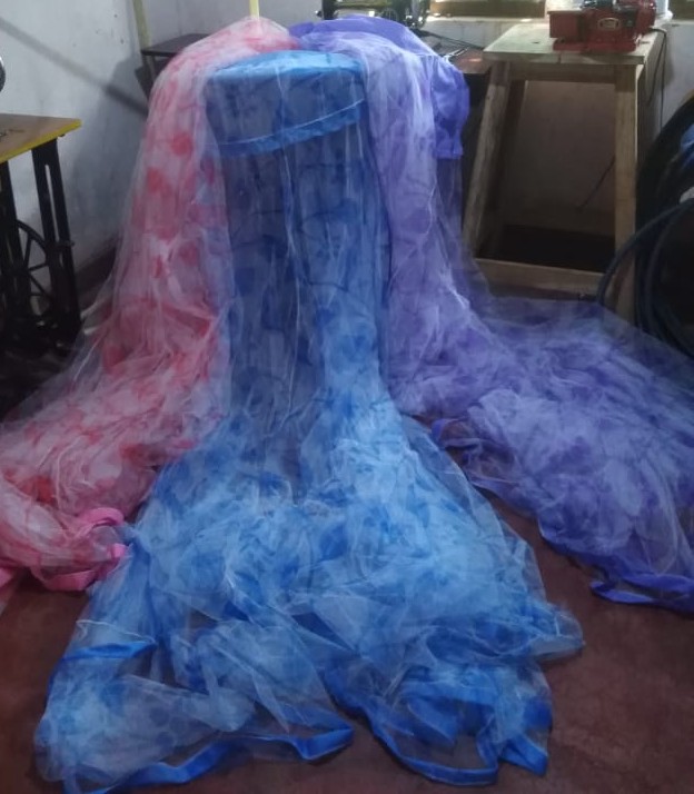 සත්සරණී මදුරු දැල් නිෂ්පාදන