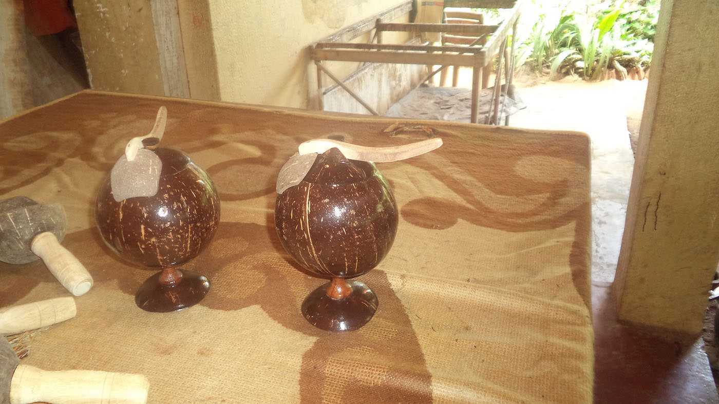 Amla Coconut Shell Creation