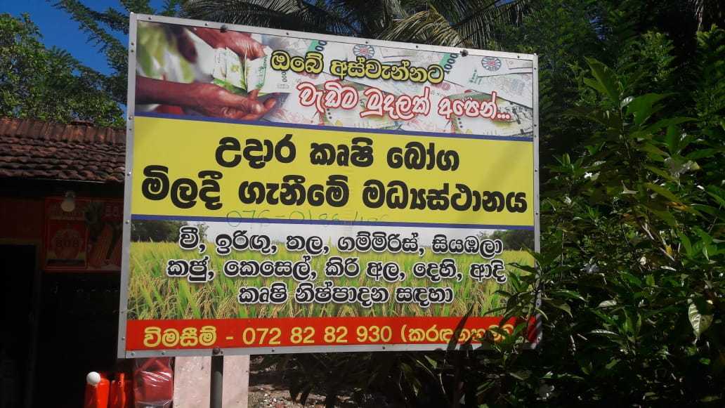 උදාර කෘෂී බෝග මිලදී ගැනීම හා විකිණීමේ මධ්යස්ථානය