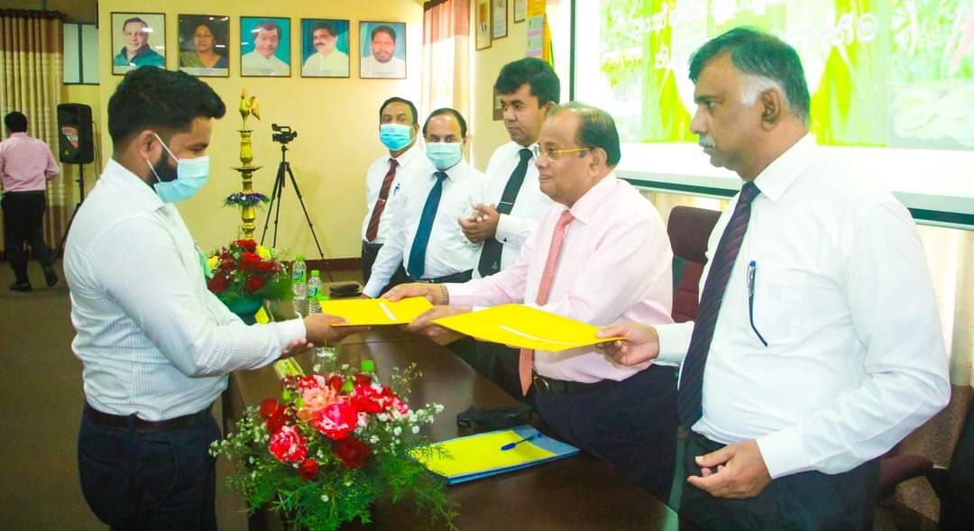 ඌව පළාත් කෘෂිකර්ම දෙපාර්තමේන්තුවේ තාක්ෂණික සහයක නව පත්වීම්