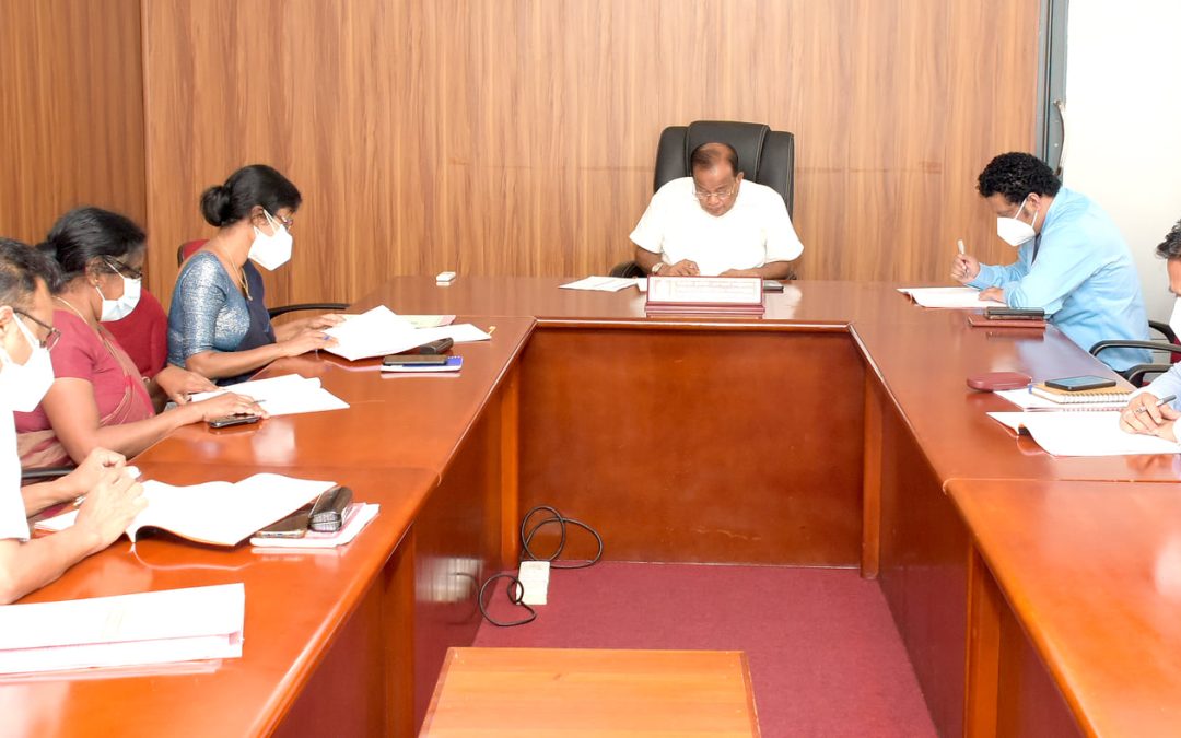 ඌව පළාත් ආණ්ඩුකාරවර අරමුදලේ පාලක මණ්ඩලයේ මාසික රැස්වීම