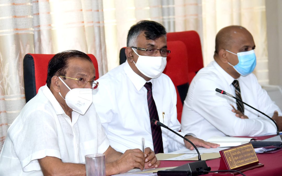 ප්‍රගති සමාලෝචන රැස්වීම – ඌව පළාත් මාර්ග සංවර්ධන, නිවාස, ජල සම්පාදන, වතු යටිතල පහසුකම් සහ සමූපකාර කටයුතු අමාත්‍යාංශය