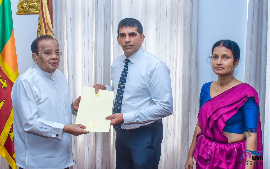 ඌව පළාත් සභාවේ නව අභ්‍යන්තර විගණන අධ්‍යක්ෂ ….