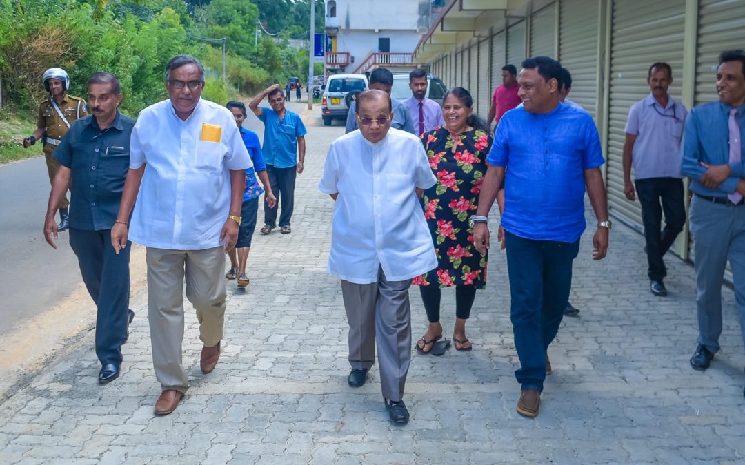 කැප්පෙටිපොළ වෙළද සංකිර්ණය ඉදිකිරීම් හා සනීපාරක්ෂක පහසුකම් පිළිබඳව සොයා බැලීම