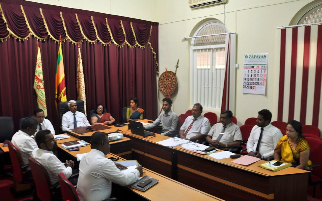 කෘෂිකර්ම අමාත්‍යාංශයේ ප්‍රගති රැස්වීම