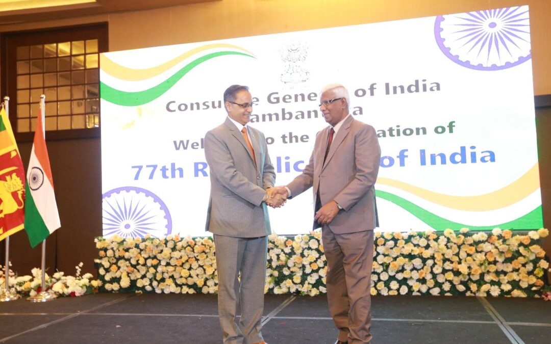 77 වන ඉන්දීය ජනරජ දින සැමරුම | 77th Indian Republic Day celebrations.