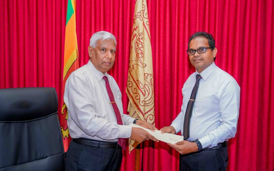ඌව පළාත් නව ආණ්ඩුකාරවර ලේකම්